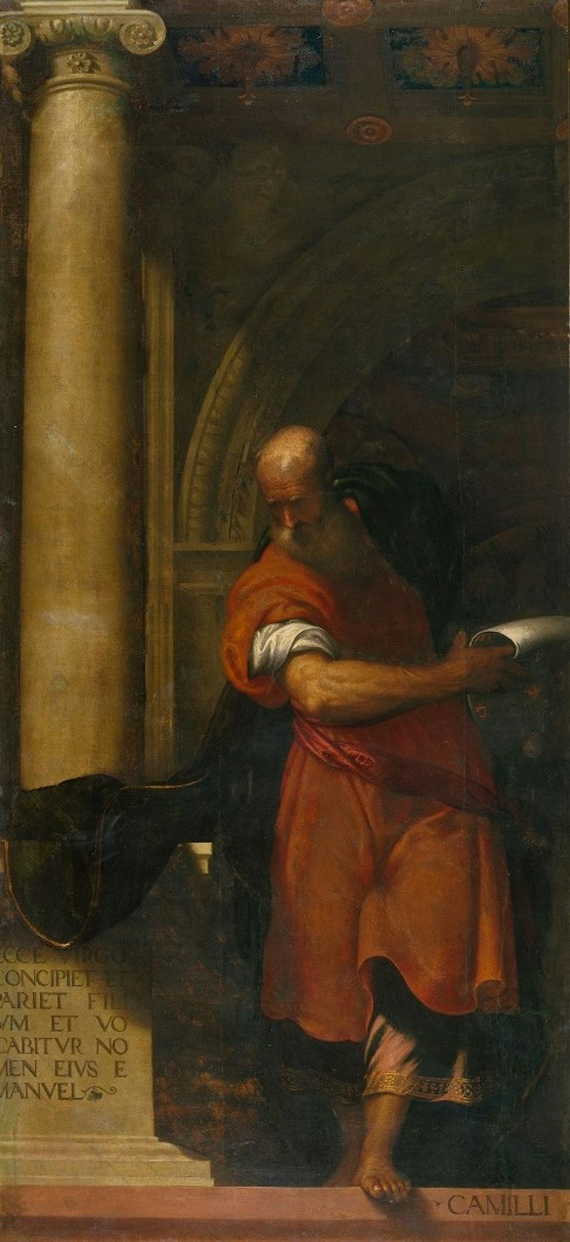 Camillo Boccaccino, Isaia e Davide, Piacenza, Musei di Palazzo Farnese 
