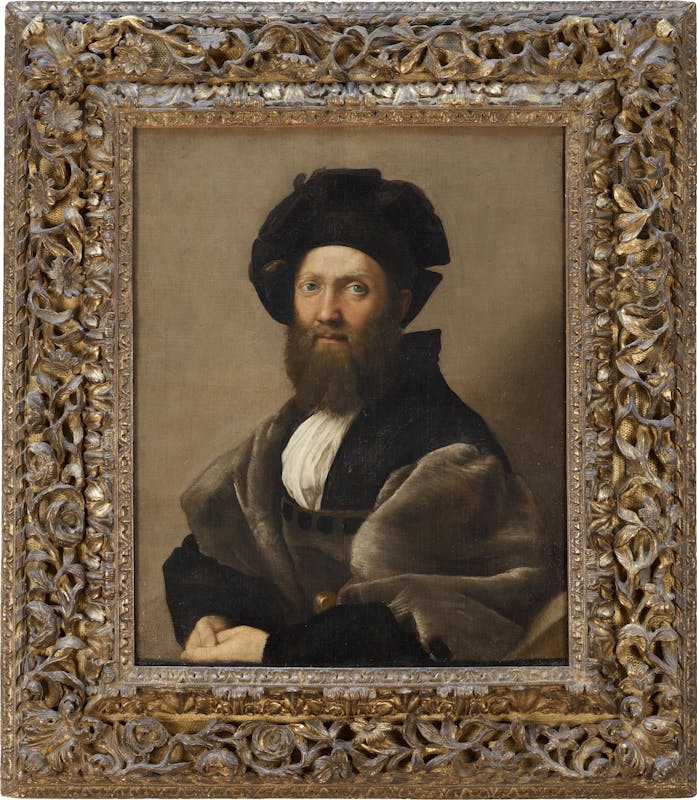 Raffaello Ritratto di Baldassare Castiglione Portrait of Baldassarre Castiglione  1513 olio su tela / oil on canvas Parigi, musée du Louvre, dèpartement des Peintures 