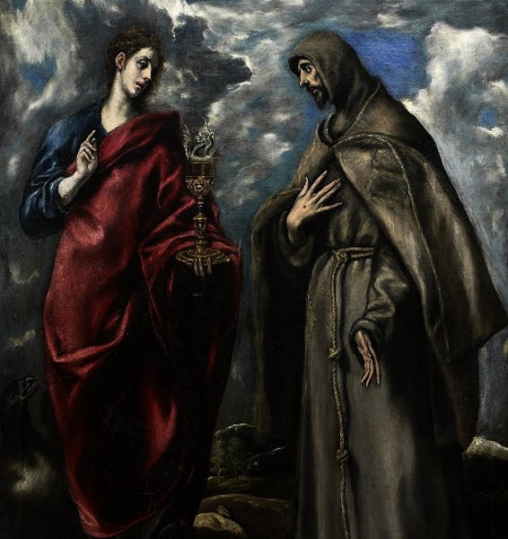 Saint John the Evangelist and Saint Francis by El Greco | Artworks | Uffizi  Galleries