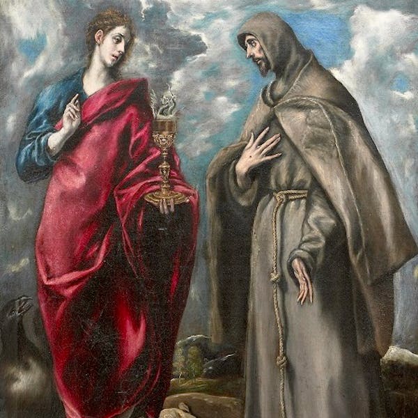 Saint John the Evangelist and Saint Francis by El Greco | Artworks | Uffizi Galleries