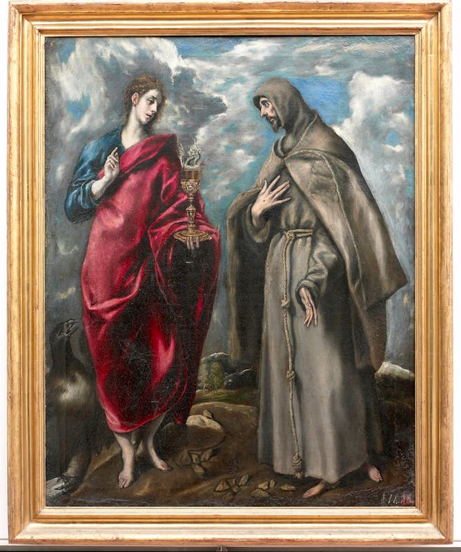 Saint John The Evangelist And Saint Francis By El Greco Artworks