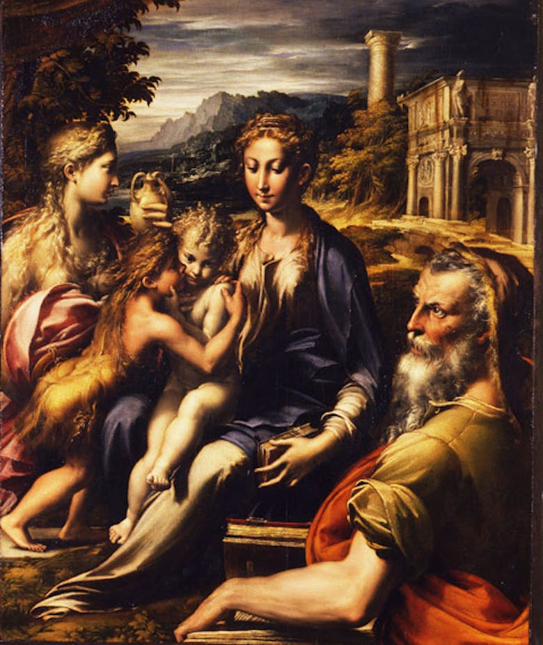 Madonna con Bambino, San Giovanni Battista, la Maddalena e Zaccaria