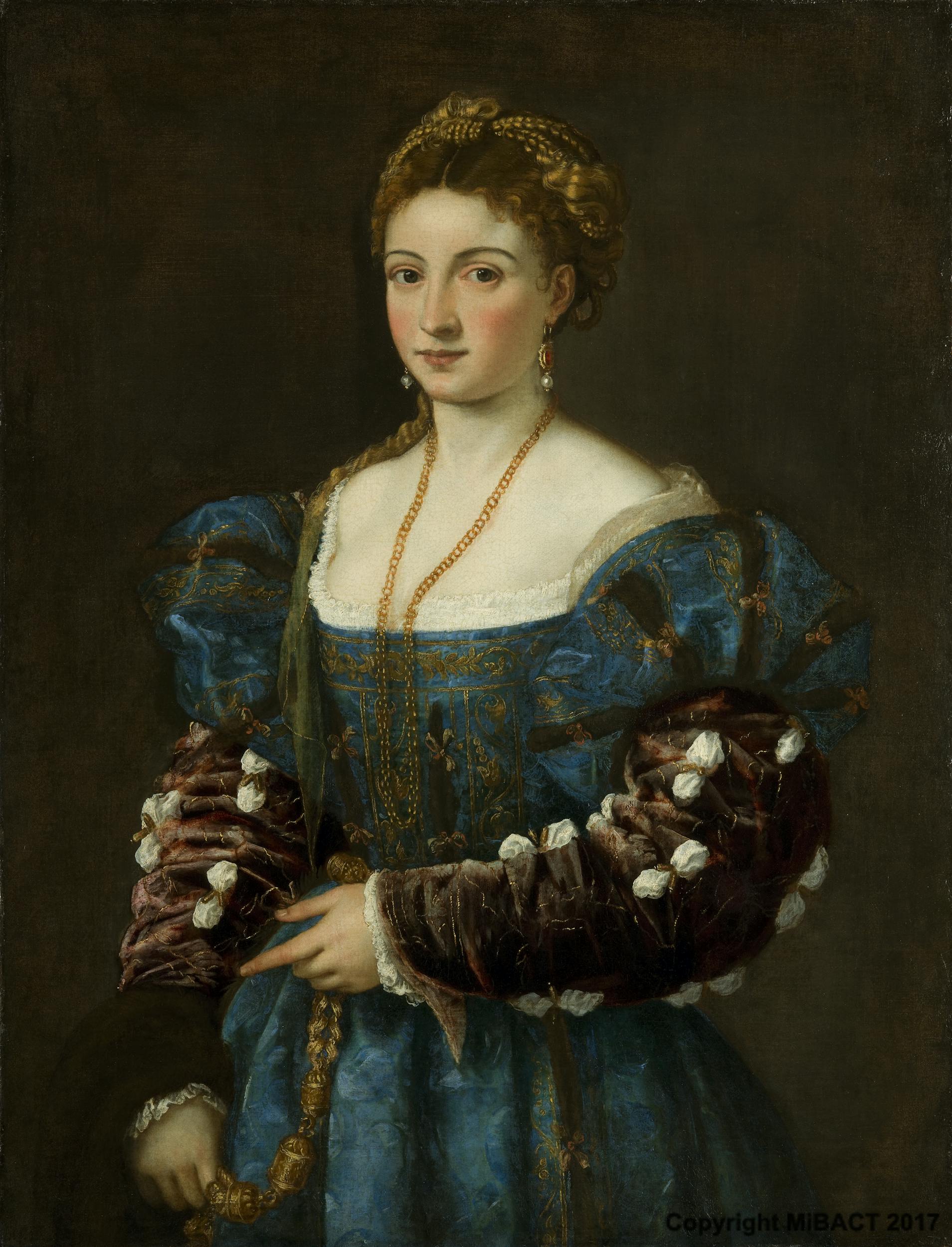 Portrait Of A Lady La Bella Artworks Uffizi Galleries