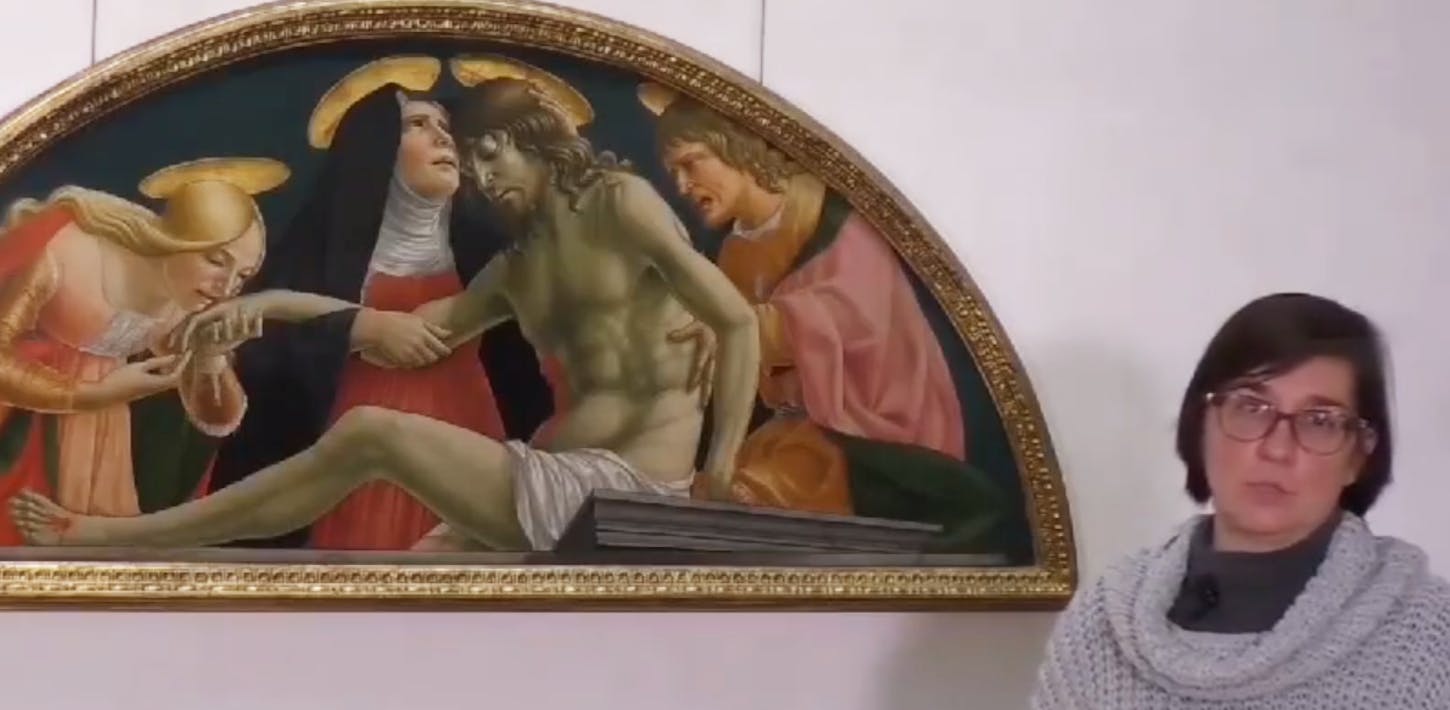 The Pietà by Lorenzo d'Alessandro da San Severino