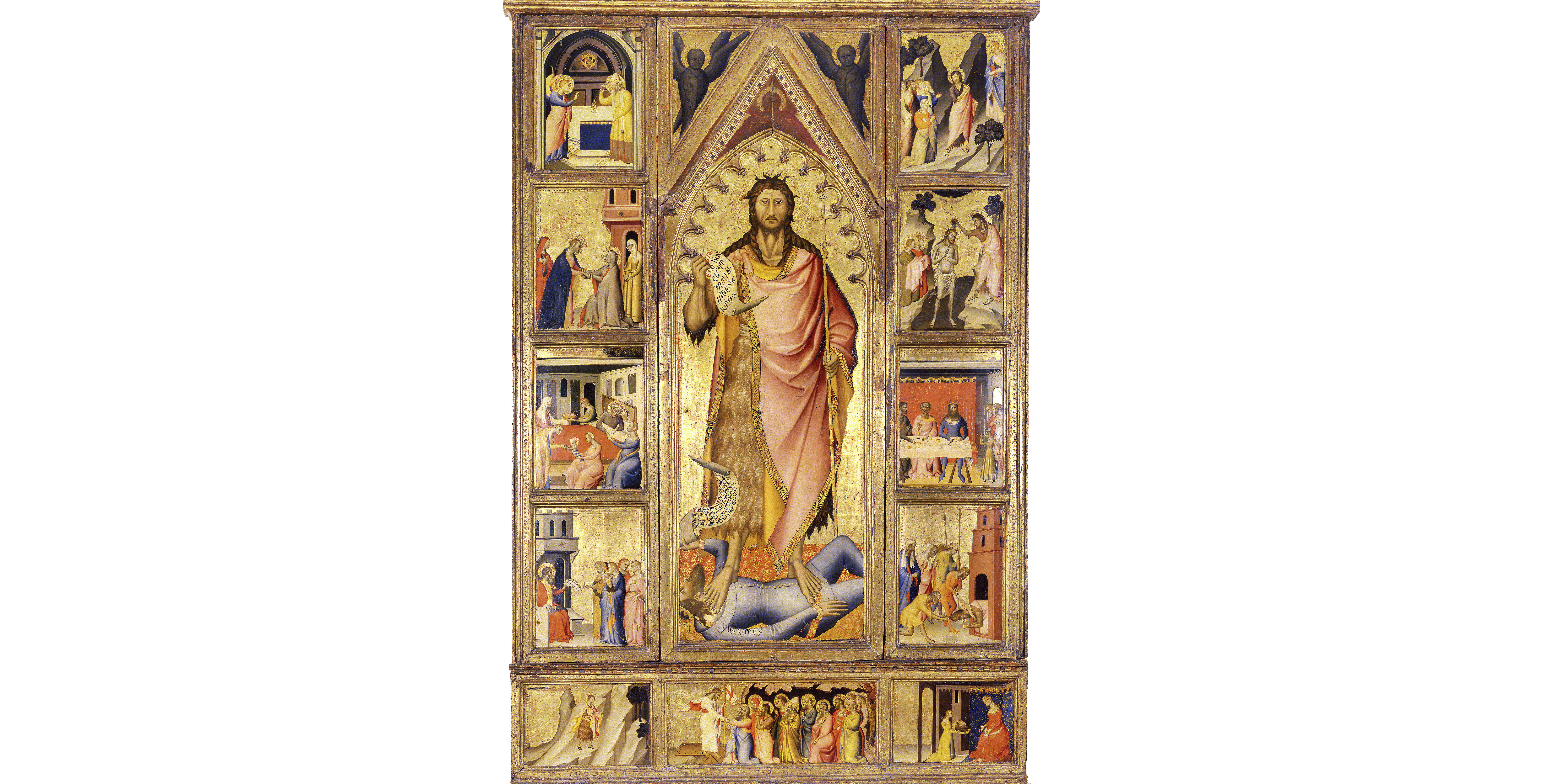 The Saint who baptized Christ | Uffizi Galleries