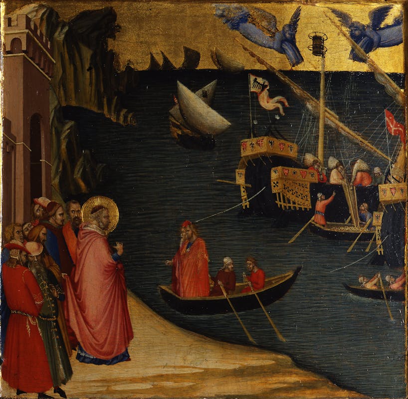 Ambrogio Lorenzetti, Il miracolo delle navi granarie