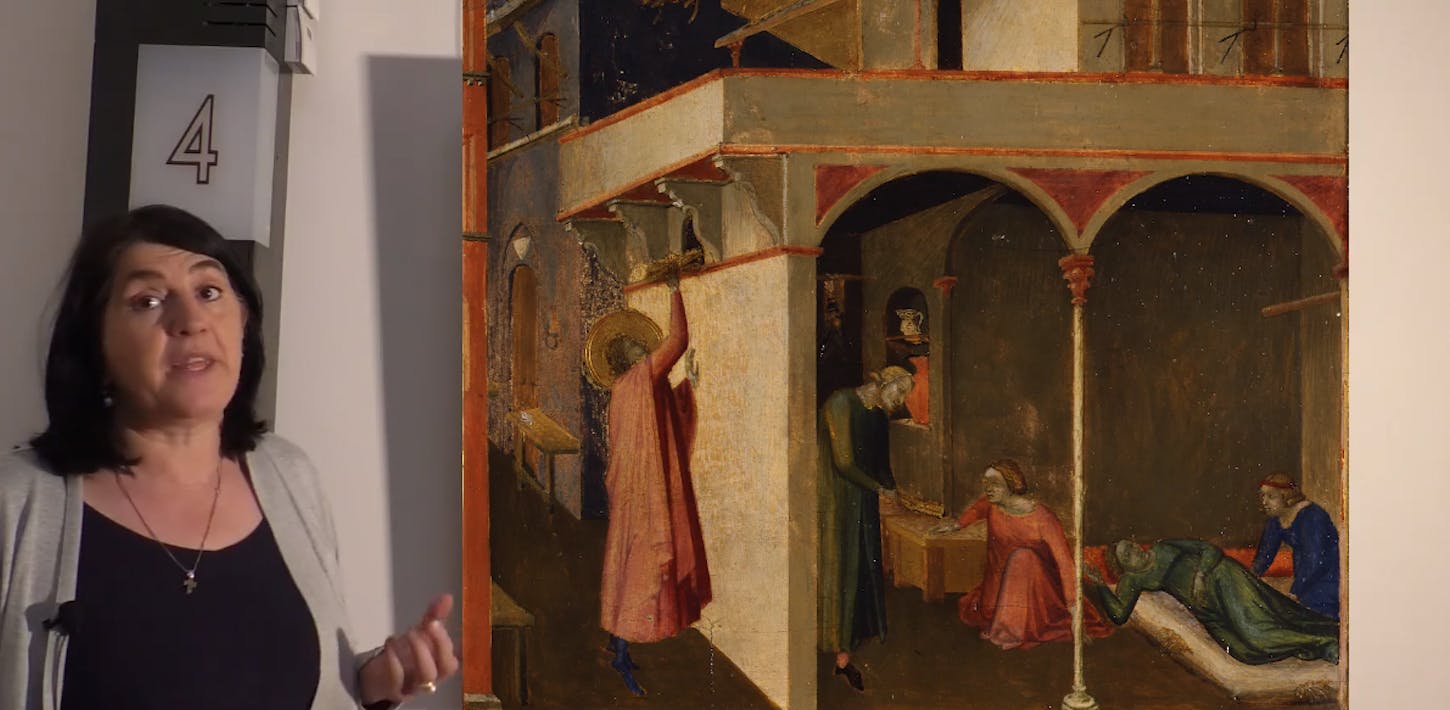 Le storie di San Nicola dipinte da Ambrogio Lorenzetti