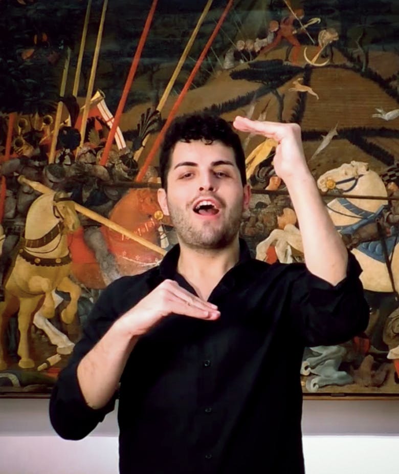 Uffizi for Everyone. Masterpieces in International Sign Language