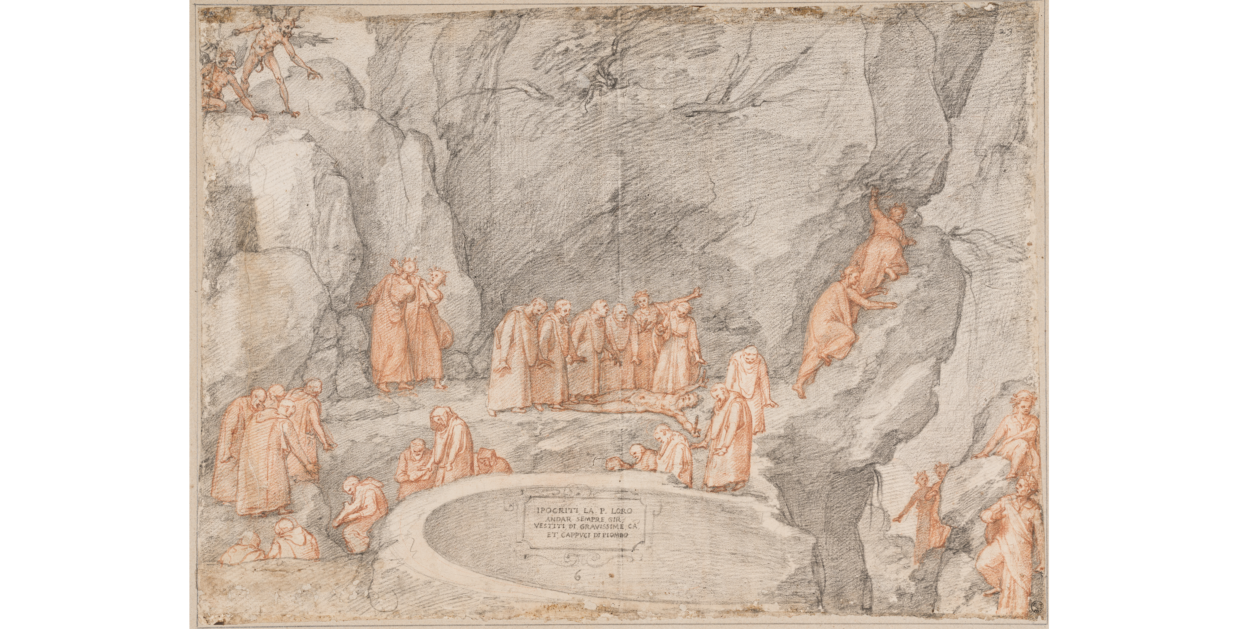 Eighth circle, sixth Bolgia: Hypocrites. Caiaphas