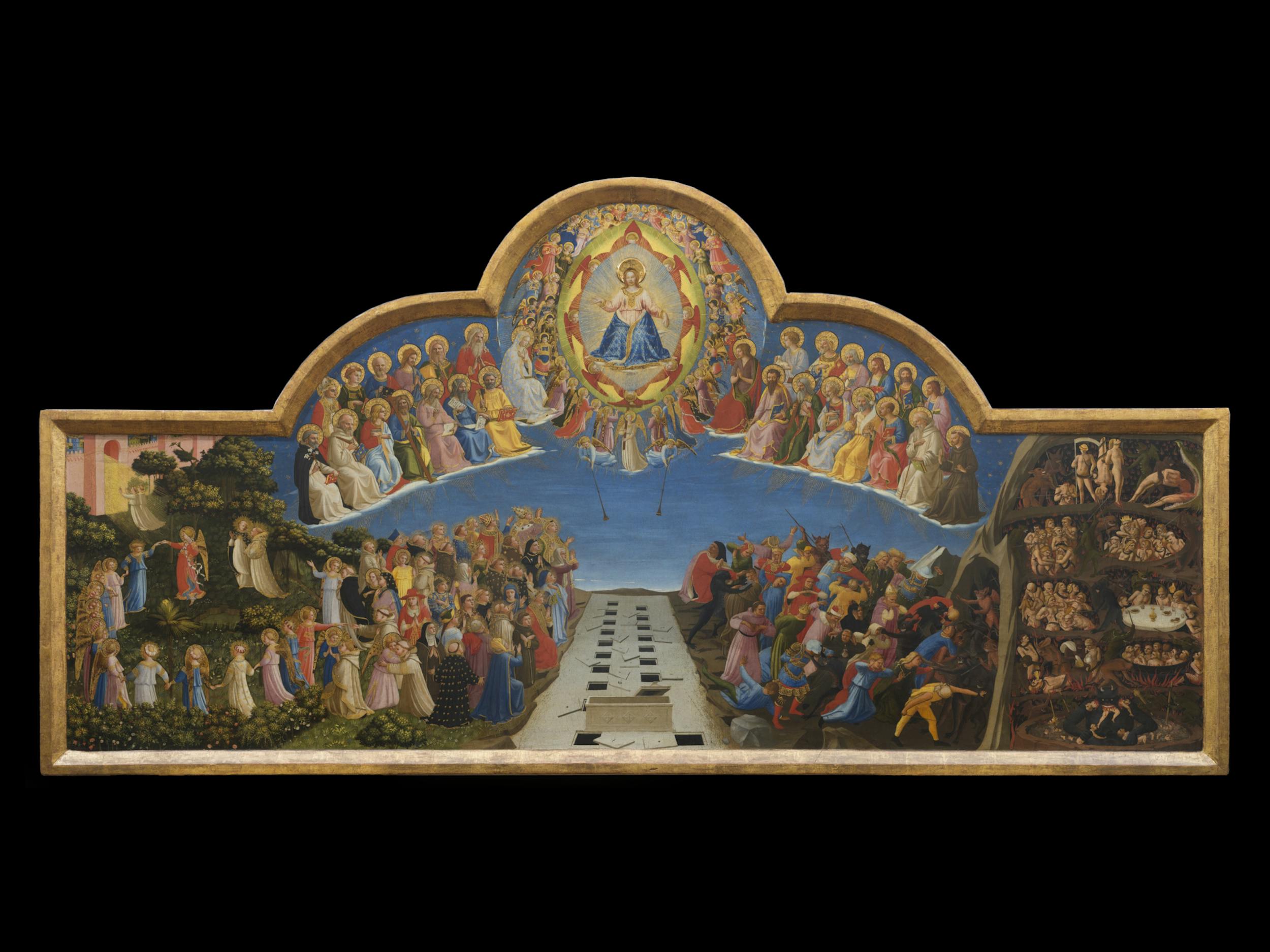 Beato Angelico (Vicchio, 1395 circa – Roma, 1455) Giudizio Finale 1425-1430 tempera su tavola, 105 x 210 cm Firenze, Museo di San Marco