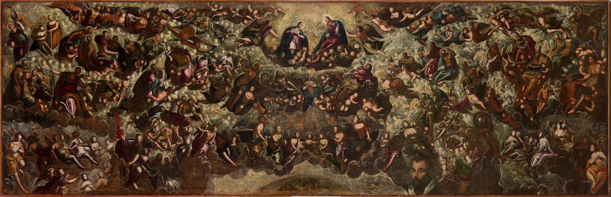 Tintoretto (Venezia, 1518 – 1594) Paradiso (bozzetto) 1588-1592 olio su tela, 150 x 450 cm Collezione Intesa Sanpaolo Venezia – Fondazione Querini Stampalia in comodato