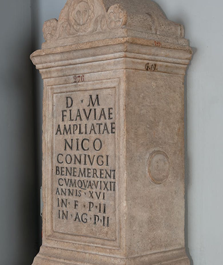 Altar in honour of Flavia Ampliata