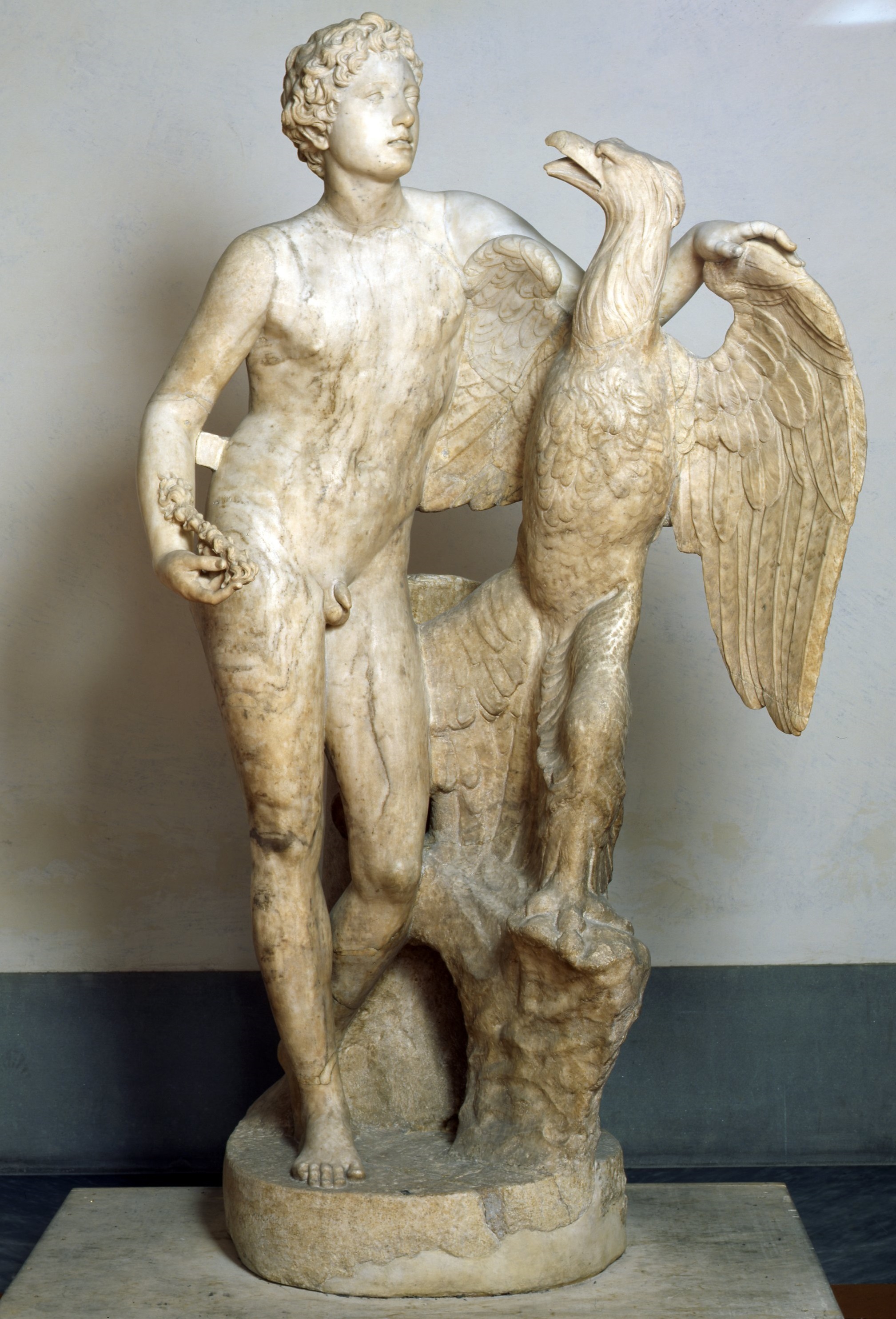 Ganymede with the eagle Artworks Uffizi Galleries