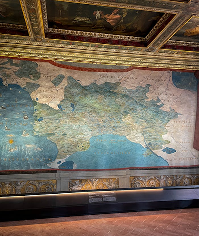 Uffizi: the Terrace of the Map Room reopens to the public after 20 years 