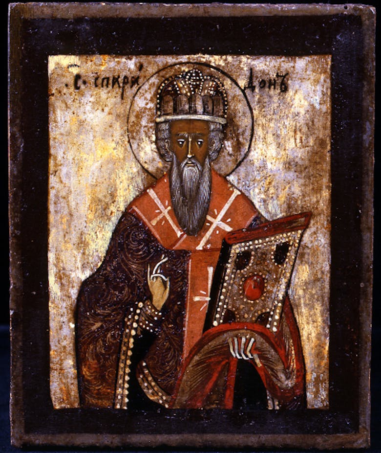 Icona Il santo Spiridione, vescovo di Trimitonte