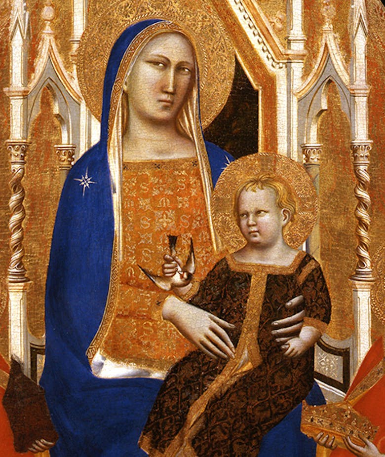 Madonna col Bambino in trono e angeli