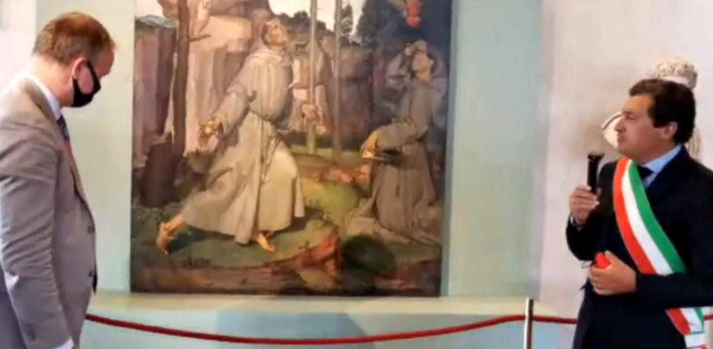 Presentazione della mostra "L'ultimo sigillo di San Francesco alla Verna"