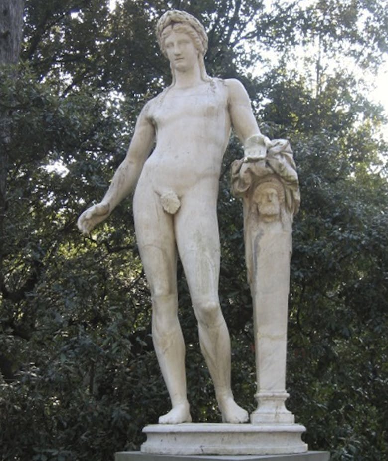 Dionysus with herma