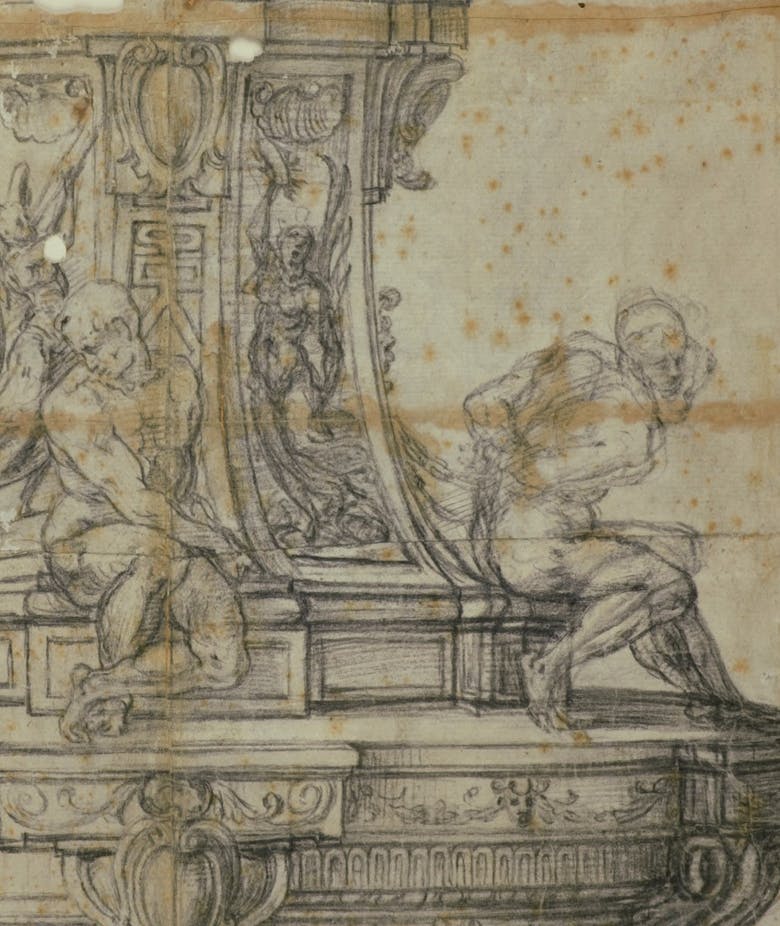 Un disegno di Giambologna per il monumento dei quattro mori di Livorno