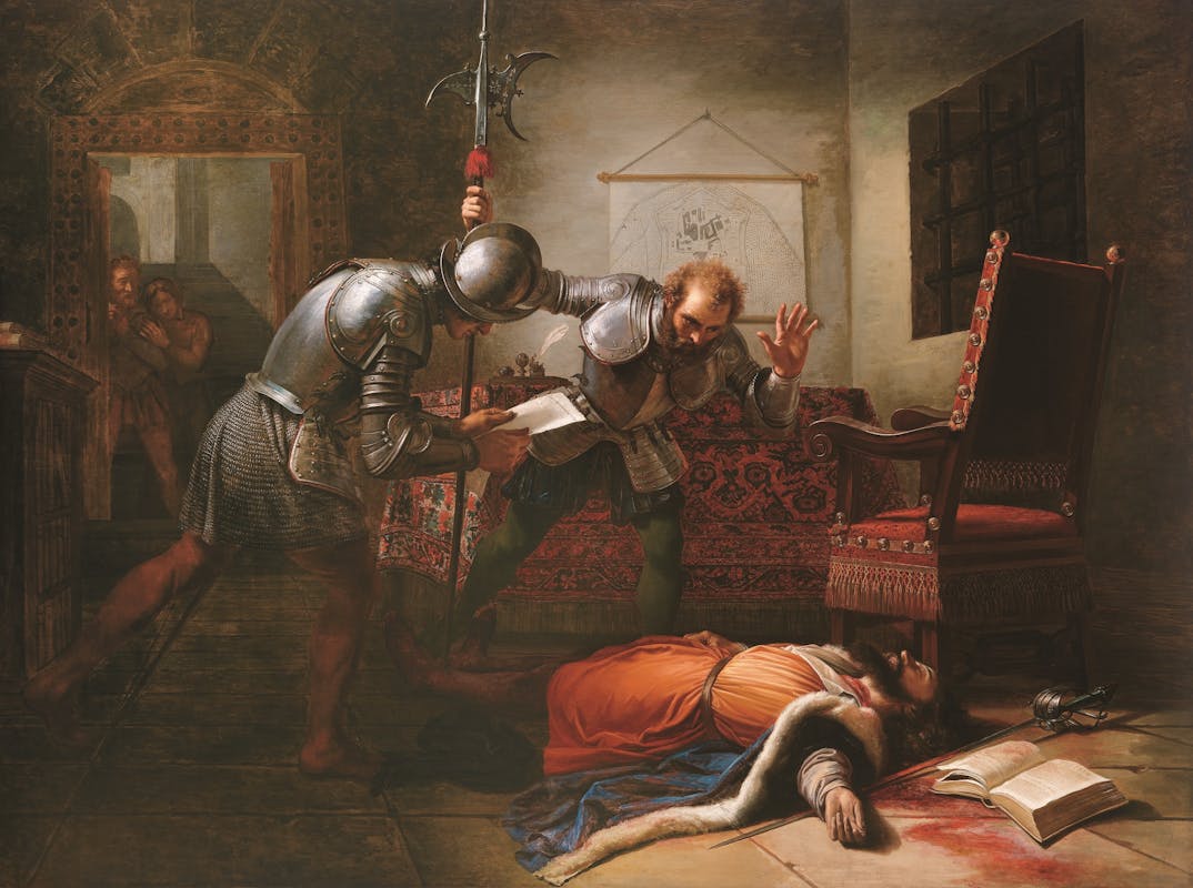 Giuseppe Bezzuoli, La morte di Filippo Strozzi in Castel San Giovanni, 1838