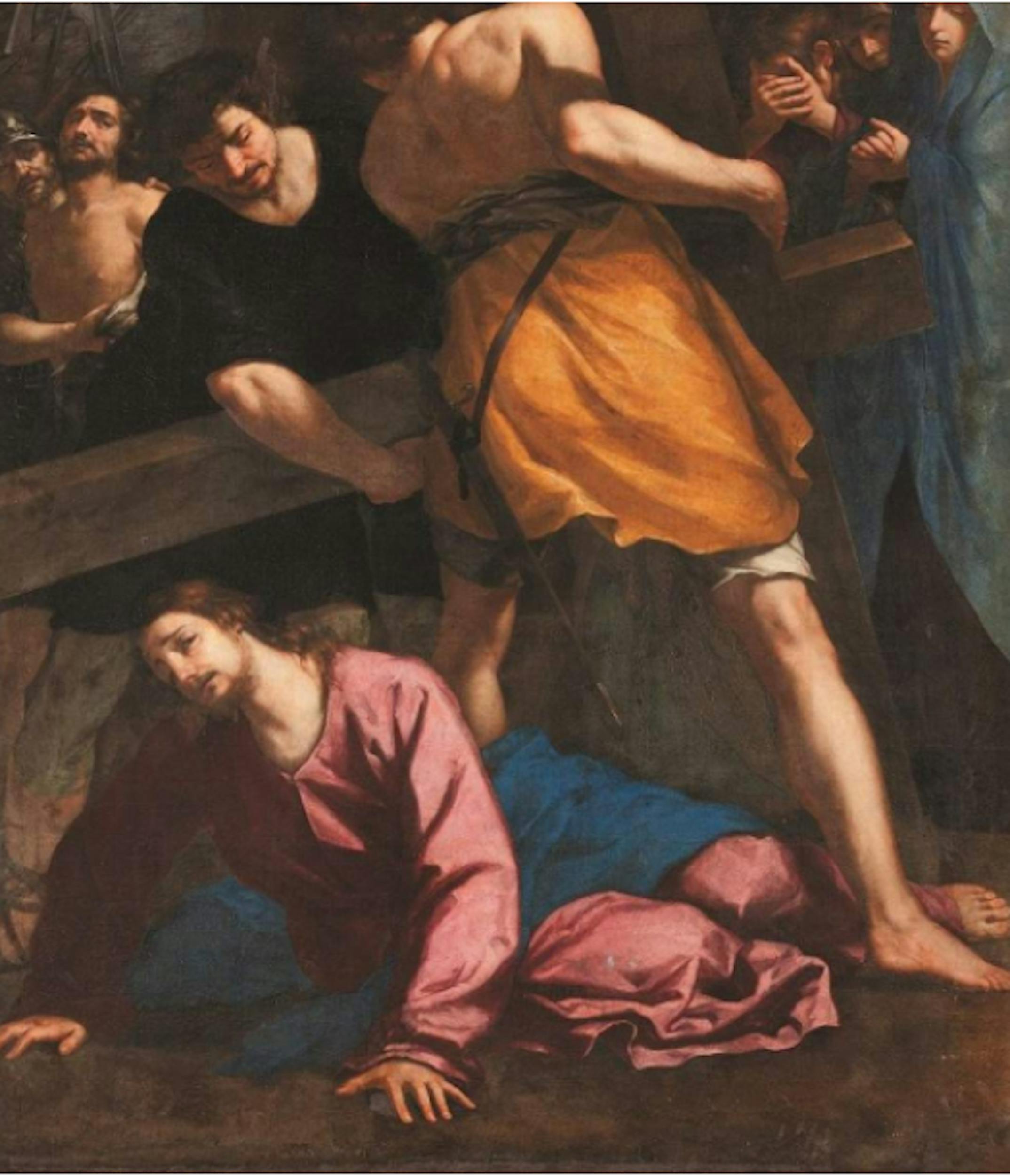 Vincenzo Dandini (Firenze, 1609-75), Cristo caduto sotto la croce, olio su tela, 1646, Firenze, Seminario Arcivescovile