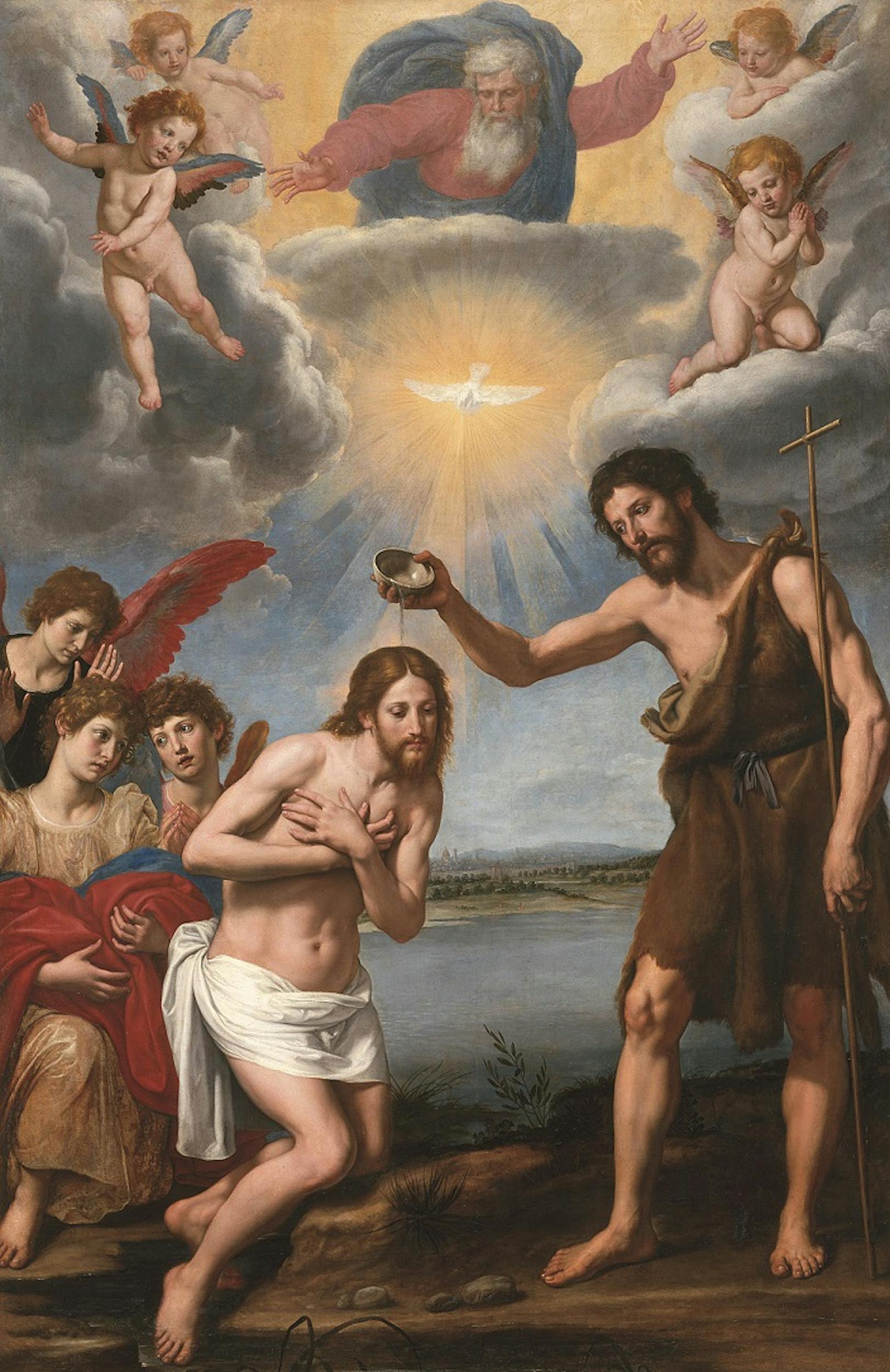Ottavio Vannini (Firenze 1585-1644) Battesimo di Cristo 1626-1627 circa Olio su tela Nantes, Musée des Beaux-Arts