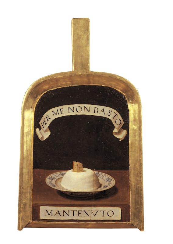 Lorenzo Lippi (Firenze 1606-1665) Pala di Baldassarre Suarez detto il “Mantenuto” 1650 circa Olio su tavola Firenze, Accademia della Crusca