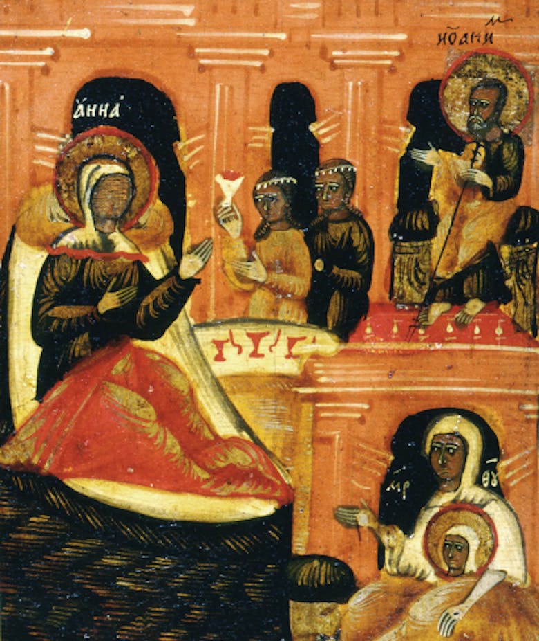 The Nativity of the Mother of God (Inv. 1890 no. 9303)