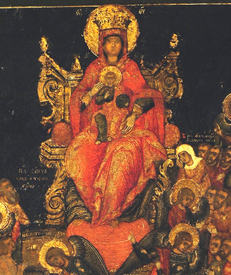 Icona Madre di Dio Gioia di tutti gli afflitti (1890 n. 9367)