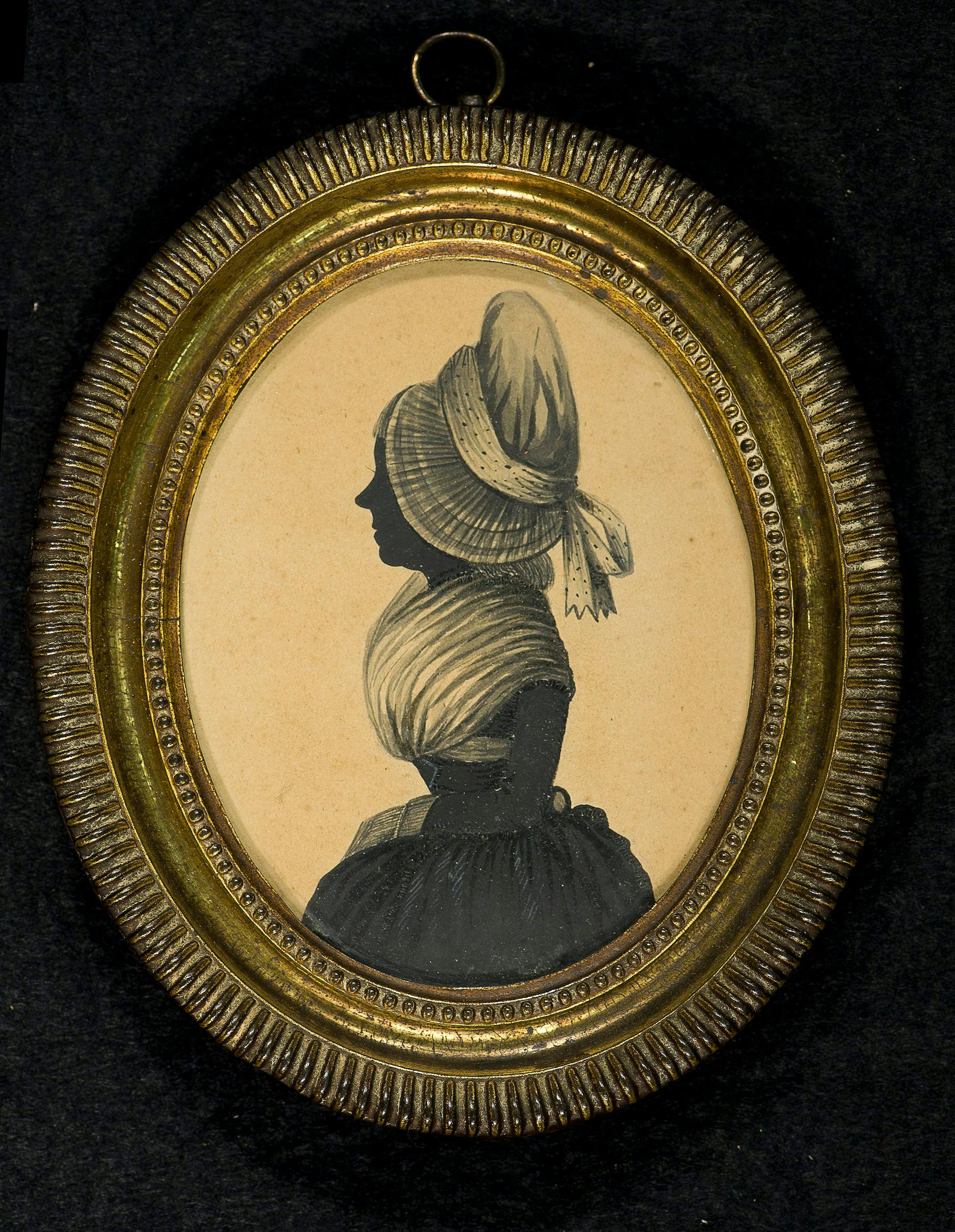 John Butterworth, Ritratto di donna, china e acquerello su carta.  Firenze, Galleria degli Uffizi, Depositi