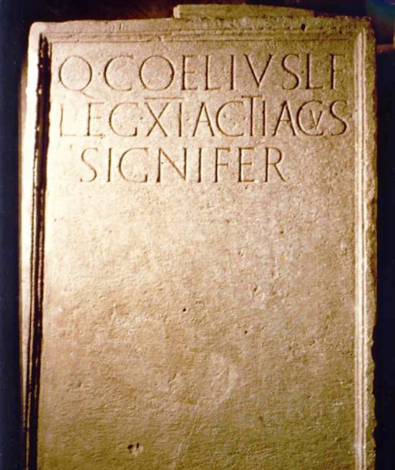 Cippo funerario di Quintus Coelius Actiacus