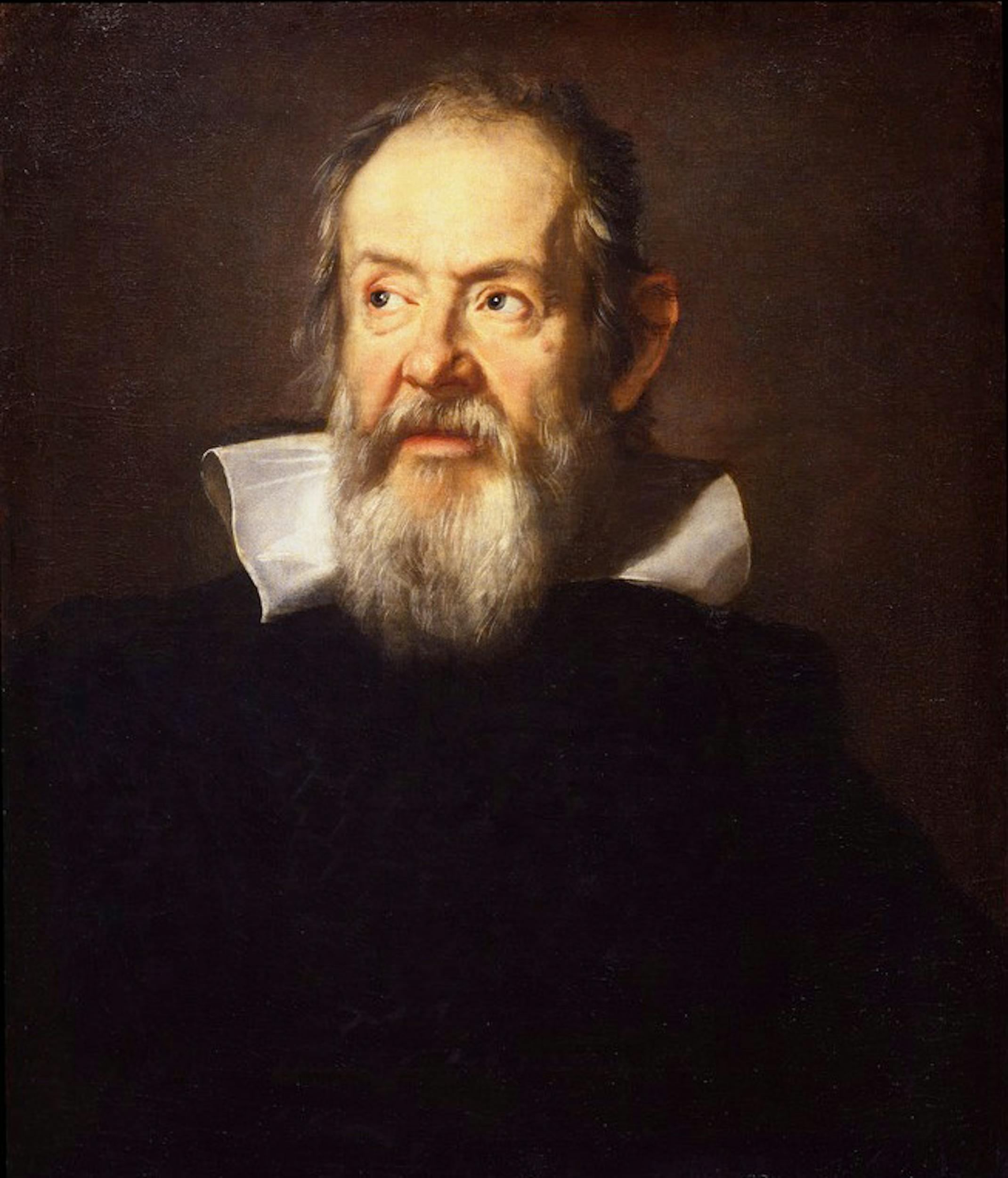 Justus Suttermans (Anversa, Belgio 1597 - Firenze 1681), Ritratto di Galileo Galilei, 1636, olio  su tela. Firenze, Galleria degli Uffizi