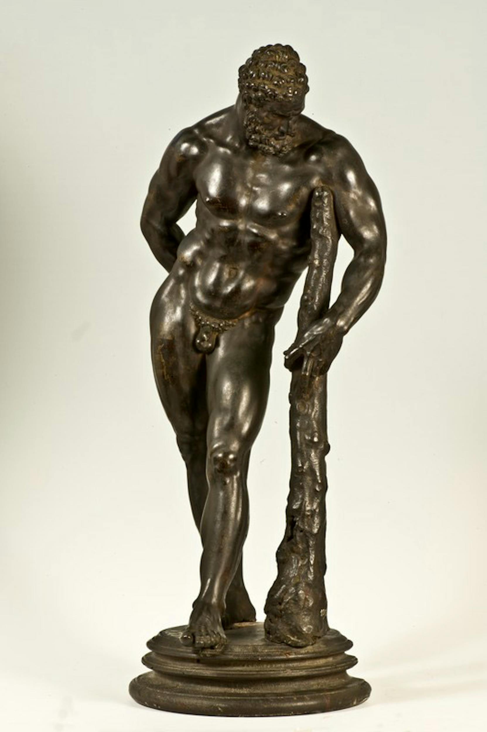 Ambito italiano del secolo XVI, Ercole, bronzo. Firenze, Galleria degli Uffizi