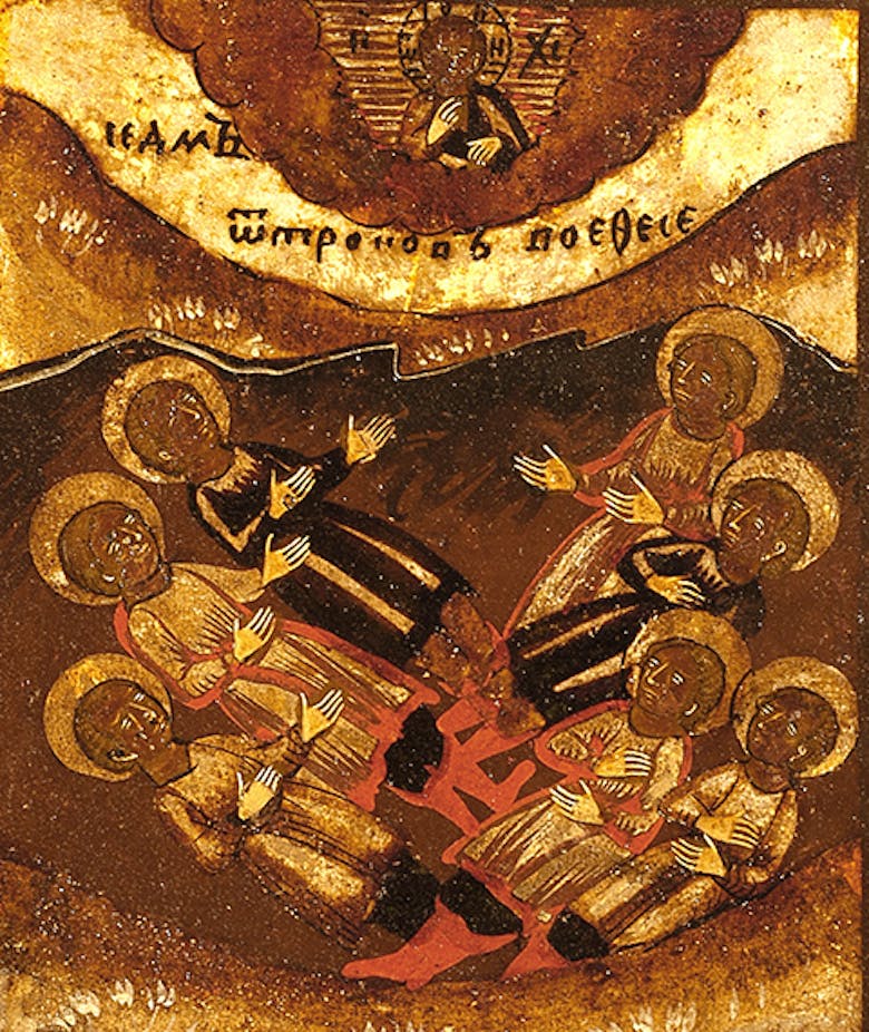 Icona I sette fanciulli dormienti di Efeso (inv. 1890 n. 9326)