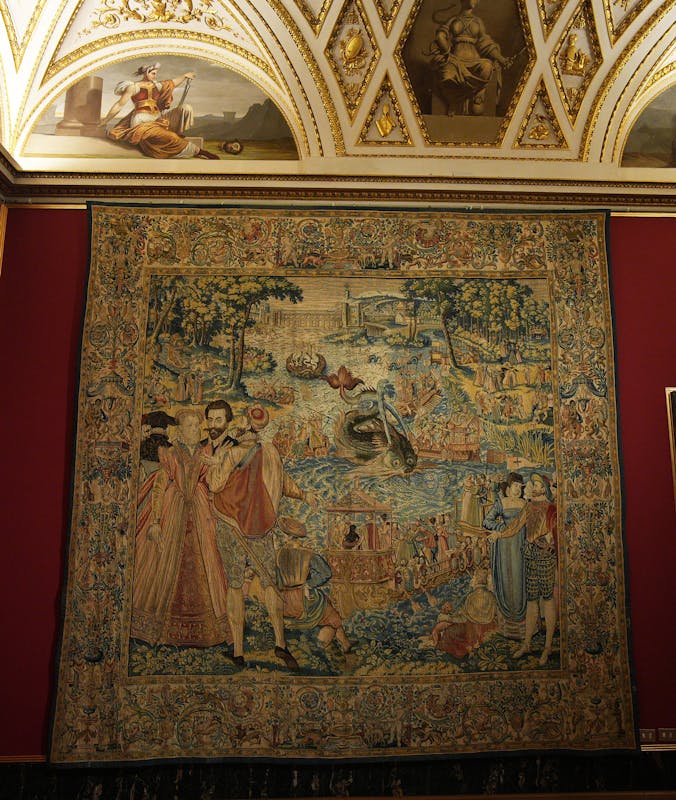 Sala di Bona, Emblema di Ferdinando de' Medici