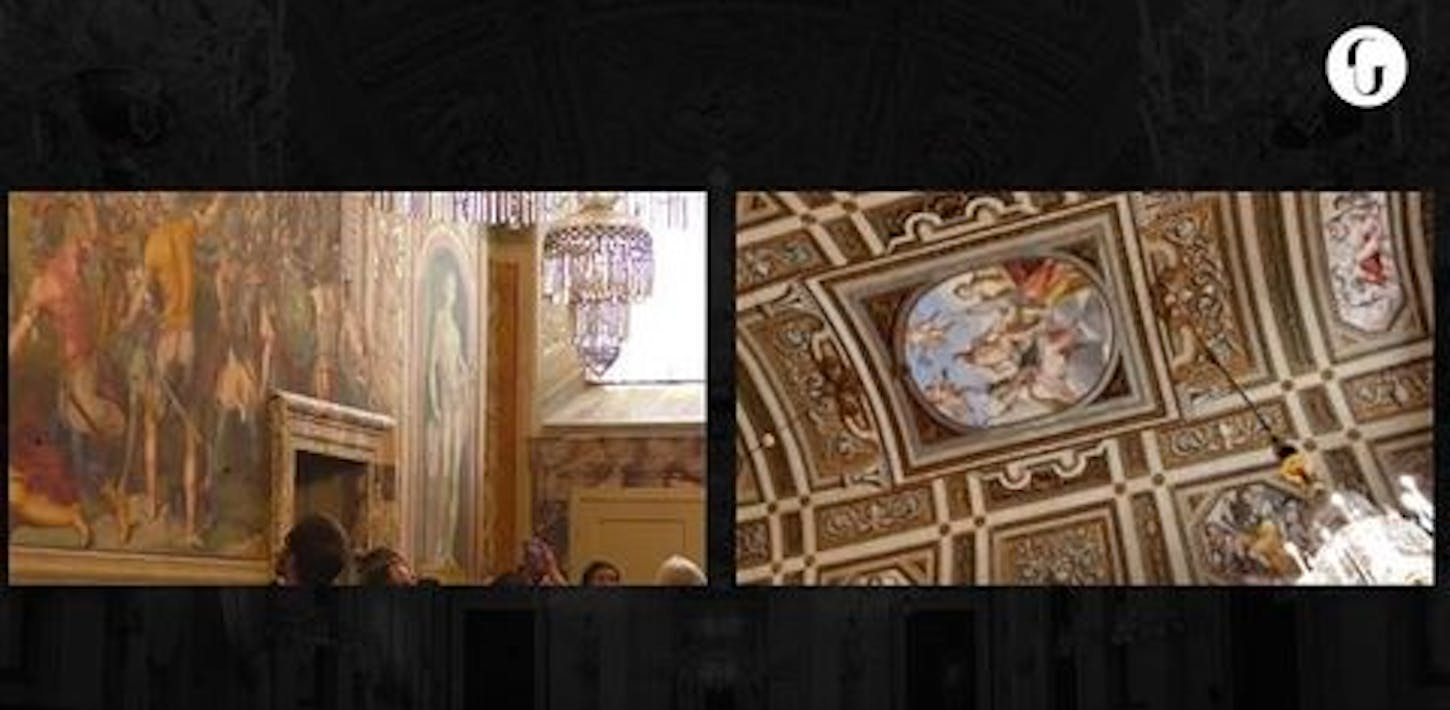 Presentazione del restauro degli affreschi della Sala di Bona, degli arazzi Valois e di un'altra importante donazione