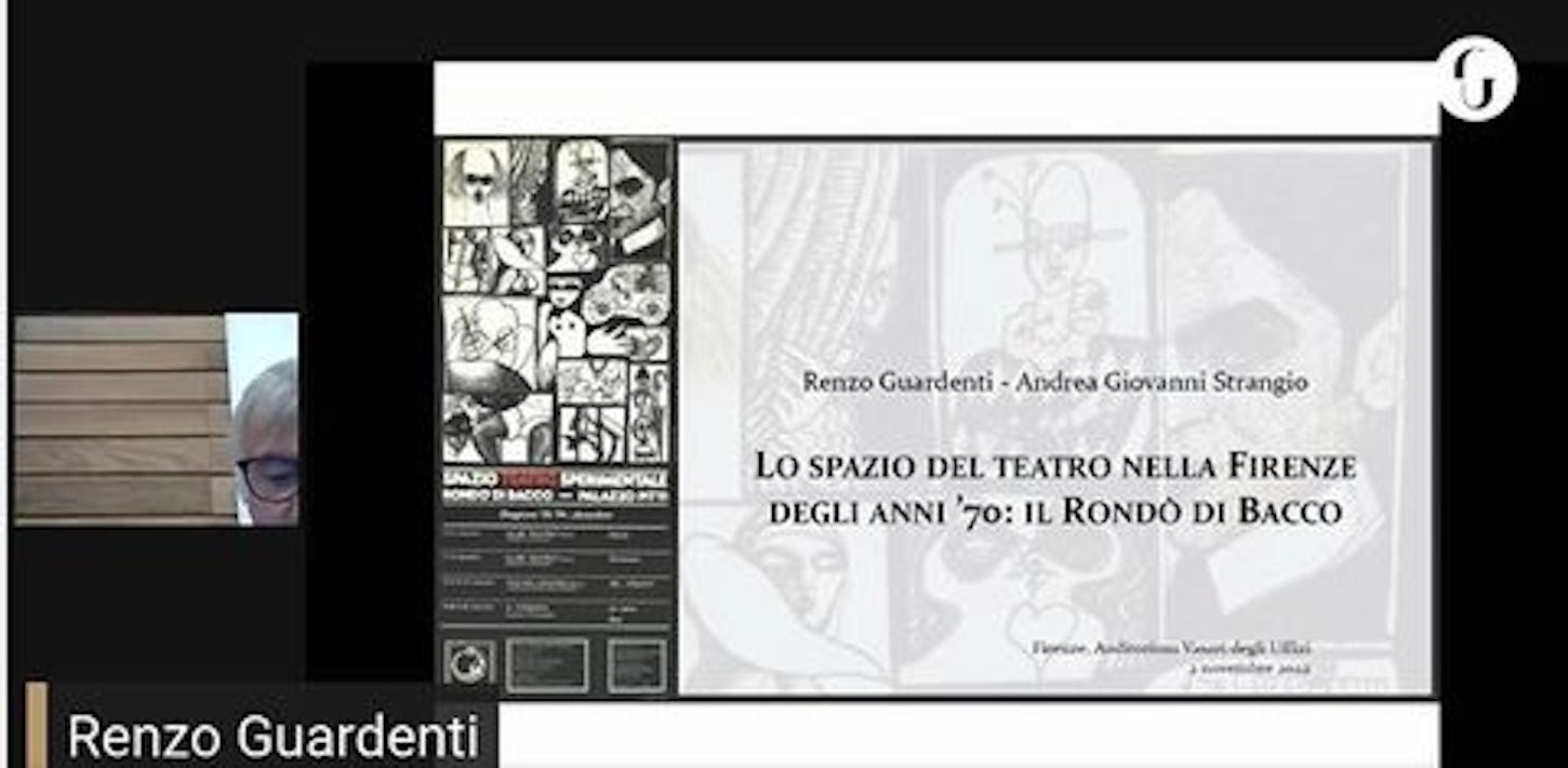 Renzo Guardenti e Andrea Strangio - Lo spazio del teatro nella Firenze degli anni '70: il Rondò di Bacco