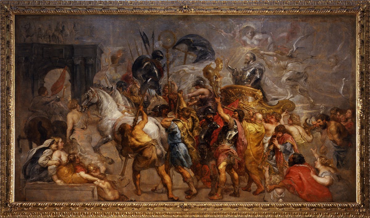Pieter Paul Rubens (Siegen, 28 giugno 1577 – Anversa, 30 maggio 1640)‘L’ingresso di Enrico IV a Parigi'
