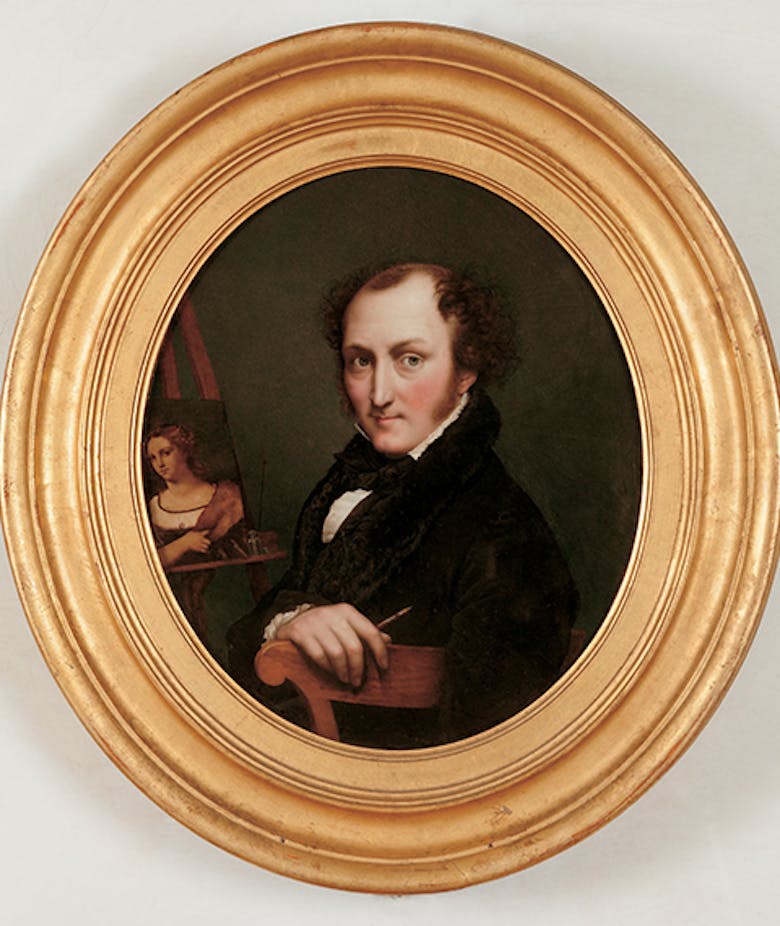 Self-portrait of Abraham Costantin