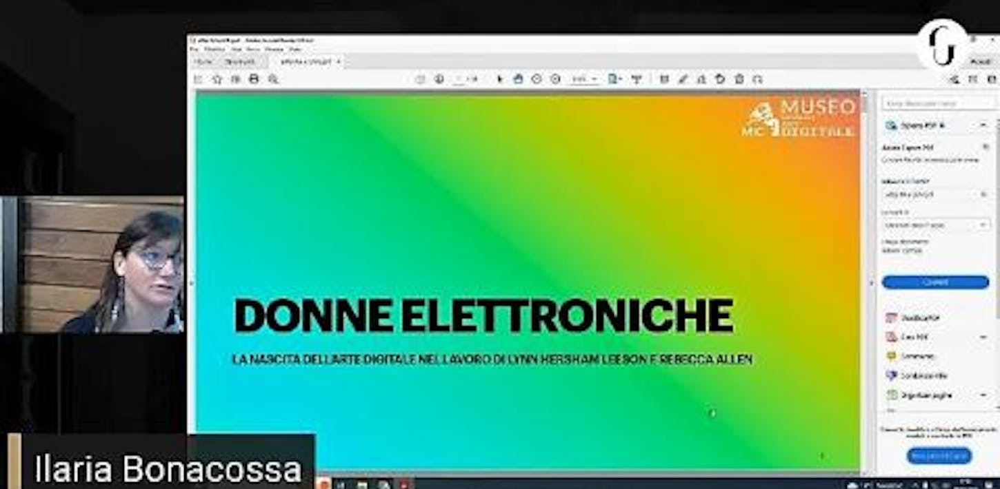 Ilaria Bonacossa - Donne elettroniche. La nascita dell'arte digitale nel lavoro di Lynn Hersham Leeson e Rebecca Allen