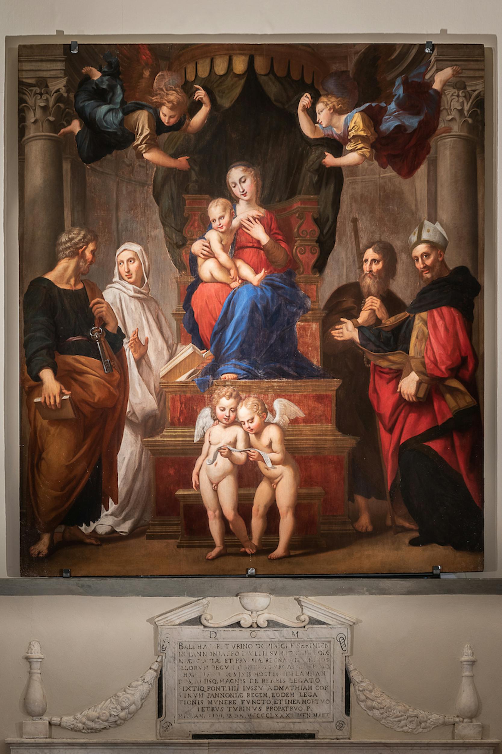 Pier Dandini, Madonna con Bambino e santi