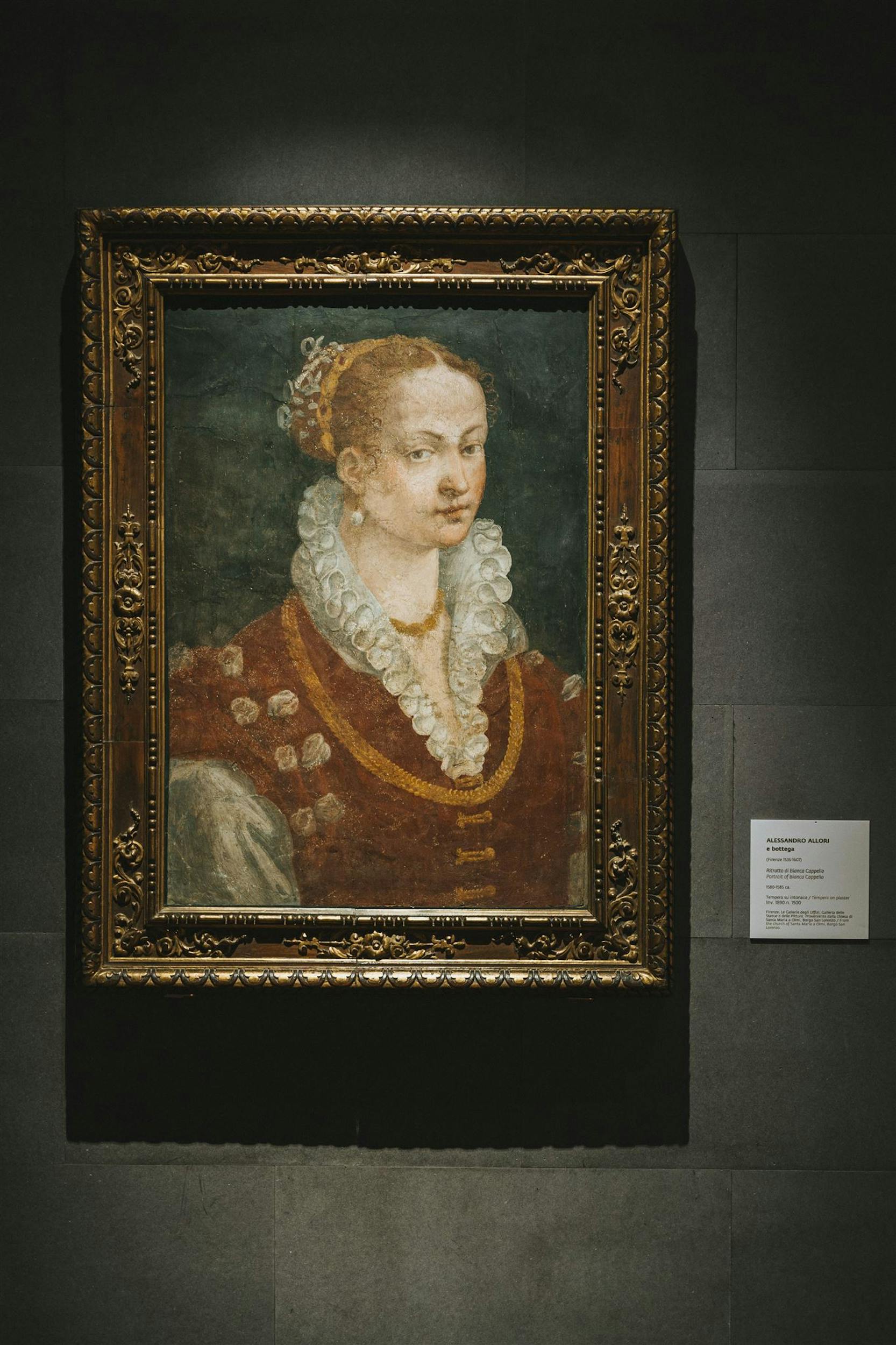 Alessandro Allori (Firenze 1535-1607) e bottega   Ritratto di Bianca Cappello / Portrait of Bianca Cappello 1580-1585 ca. 