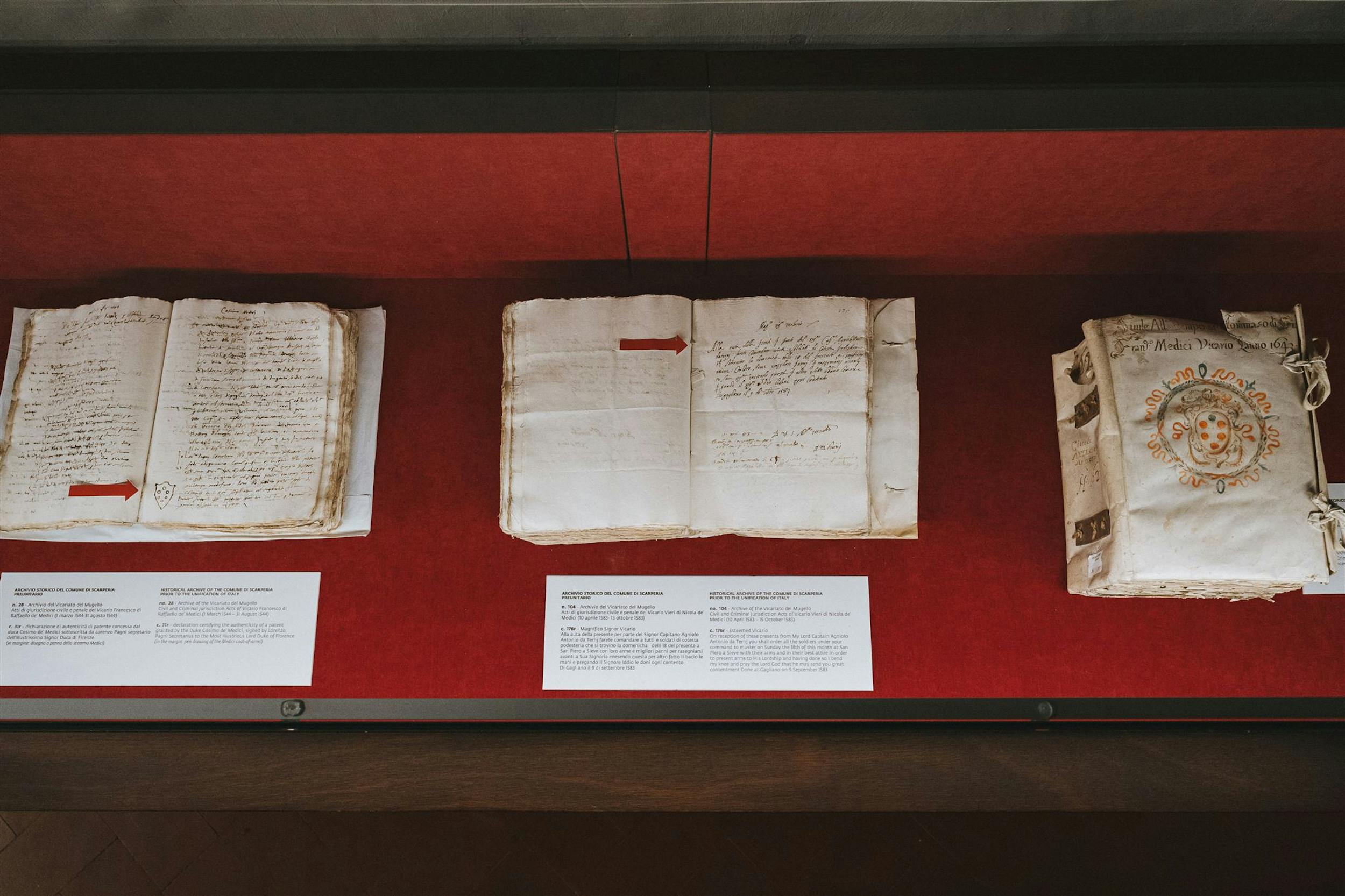 Documenti dall'archivio storico del Comune di Scarperia