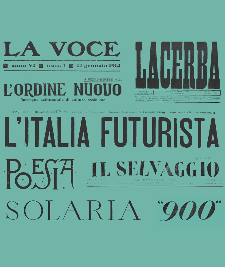 Journals. Culture in Italy in the early 1900s